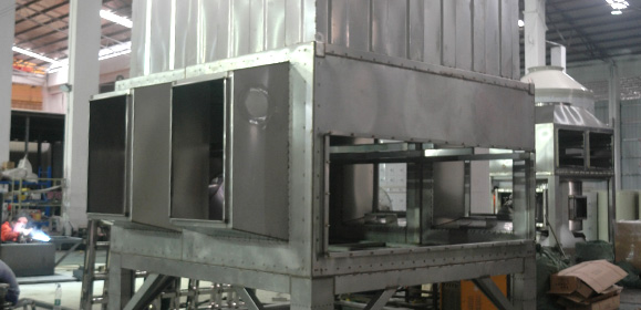 不鏽鋼立式（shì）濕式靜（jìng）電（diàn）除塵器